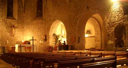 Inside Flayosc Church